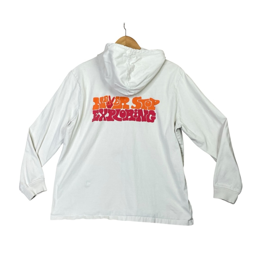 THE NORTH FACE Women Hoodie Never Stop Exploring Size XL Standard Fit White